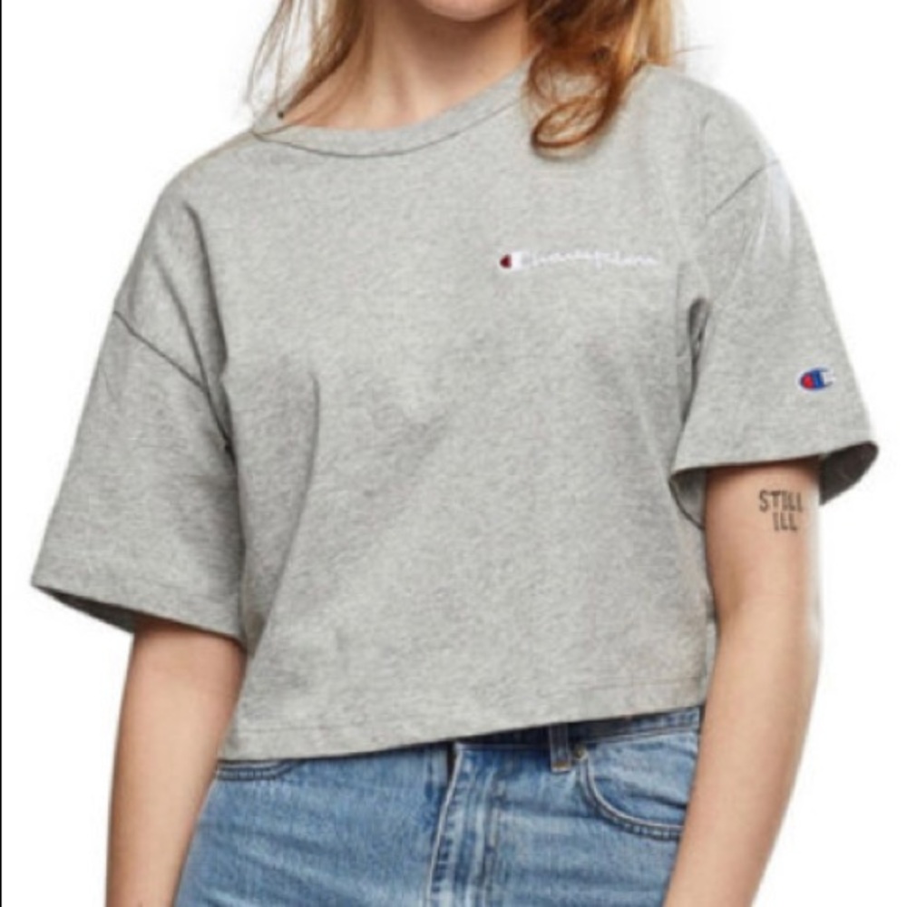 Grey Champion Crop Top